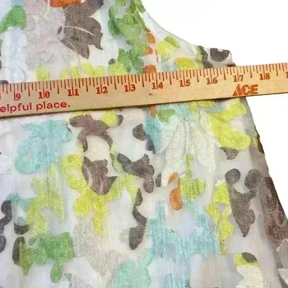 Badgley Mishka Colorful Shift Dress Size 2 Embellished Cocktail Wedding Lined - Picture 7 of 8